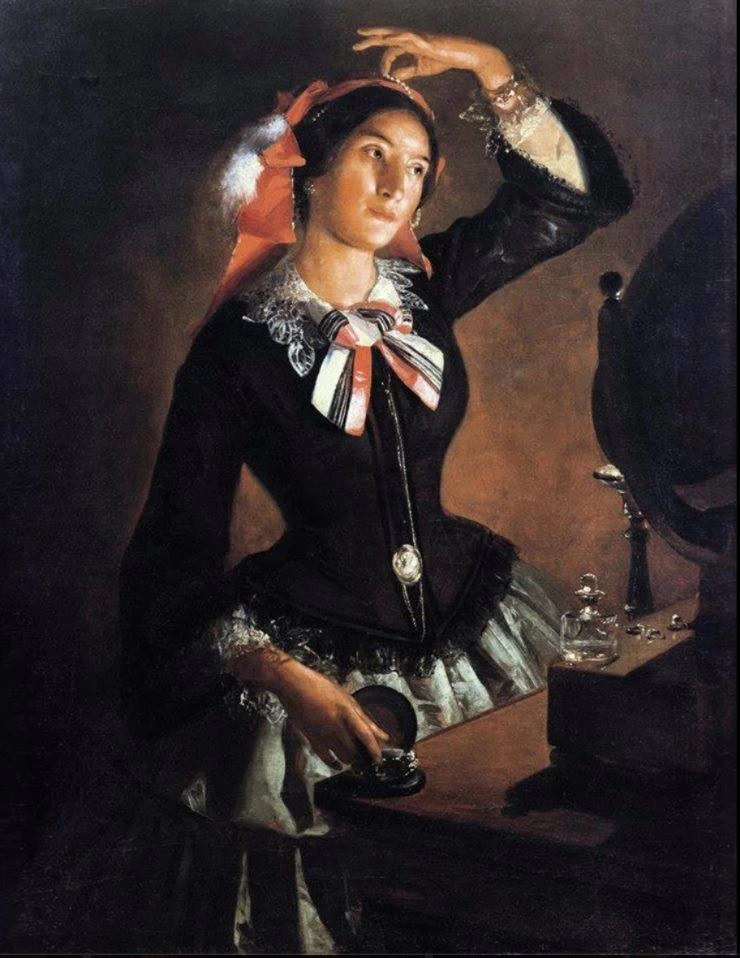 44-Ritratto di Amanzia Guérillot giovane-Musei Civici di Brescia 